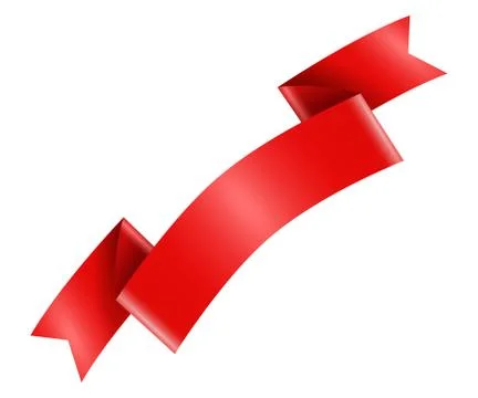 Flat Vector Ribbon Label Stock Illustration