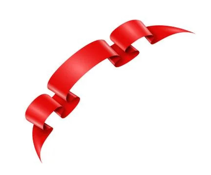 Flat Vector Ribbon Label Stock Illustration