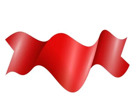 Flat Vector Ribbon Label Stock Illustration