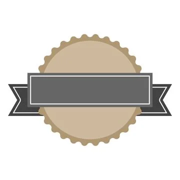 Flat vector shape starburst icon, sunburst of banner and label on white backg Stock Illustration