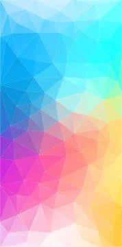 Flat vertical color geometric triangle background with grunge texture Illustrazione stock