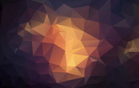 Flat vintage color triangle background Stock Illustration