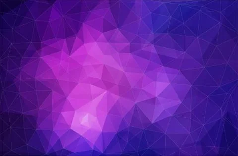 Flat violet triangle geometric wallpaper Stock Illustration