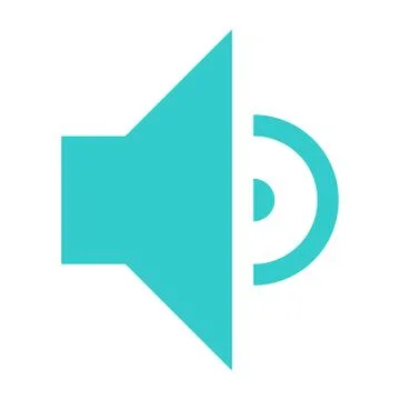Flat volume medium icon loudspeaker sign Иллюстрация