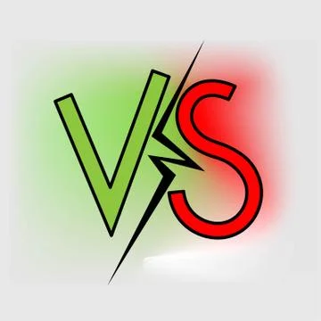 Flat vs for concept design. Vector banner design. Stock Illustration