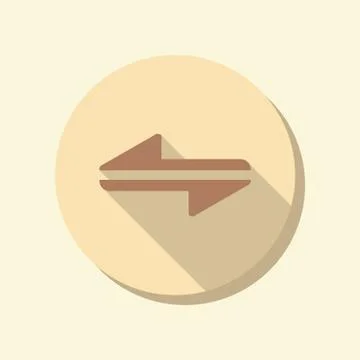 Flat web icon. Stock Illustration