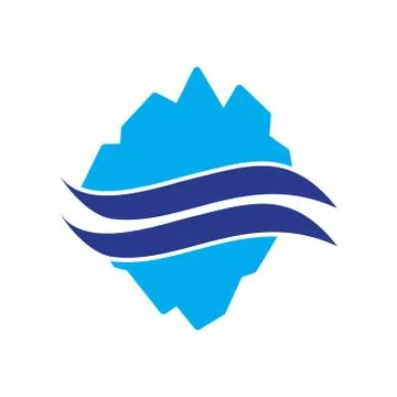 Flat web icon on white background map Arctic Stock Illustration