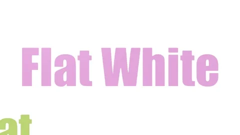Flat White Word Cloud Animated Isolated On White Stock Footage 103561504