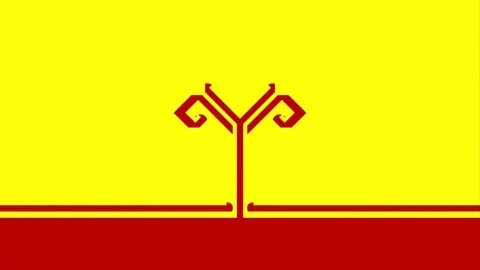 Flat World Flag Transition - Alpha Matte 스톡 동영상 71597388