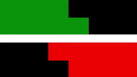 Flat World Flag Transition - Alpha Matte 스톡 동영상 71597910