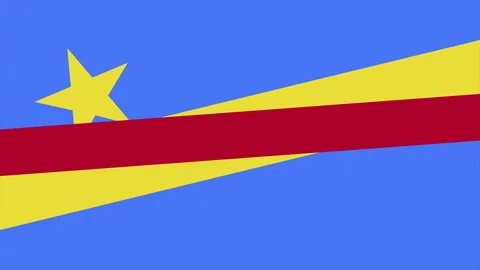 Flat World Flag Transition - Alpha Matte 스톡 동영상 71597986