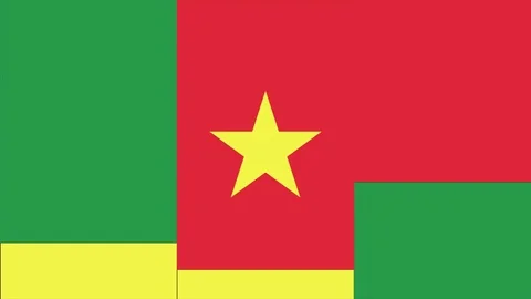 Flat World Flag Transition - Alpha Matte 스톡 동영상 71598079