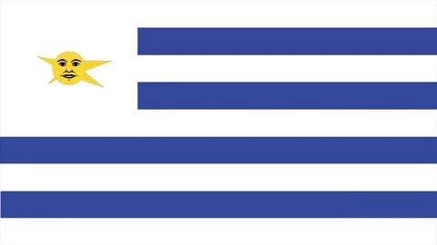 Flat World Flag Transition - Alpha Matte 스톡 동영상 71598786