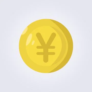 Flat yuan icon vector illustration design Stock Illustration