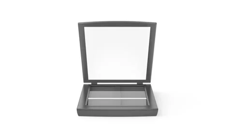 Flatbed image scanner Stock Footage 317611868