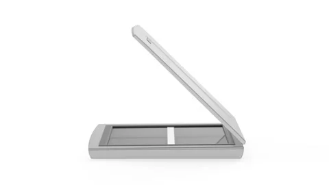 Flatbed image scanner Stock Footage 320196539