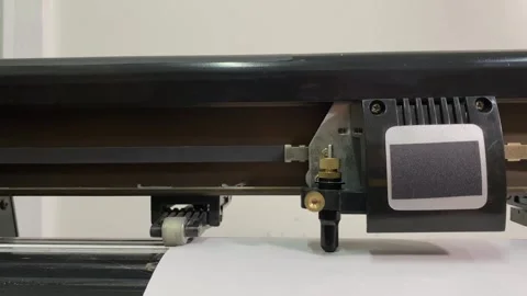 Flatbed plotter Stock Footage 277091618