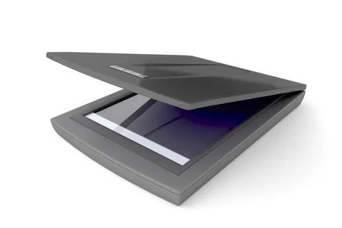 Flatbed scanner Flatbed scanner on white background Copyright: xZoonar.com... Stock Photos
