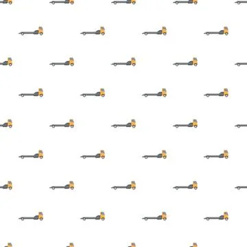 Flatbed tow truck chassis pattern repeating background Stock Illustration