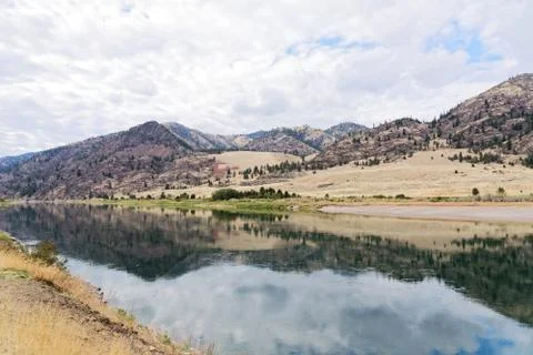 The Flathead River in Montana Stock Photos