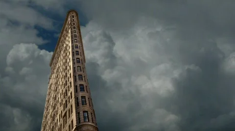 Flatiron Building 2 Stock Footage 497171
