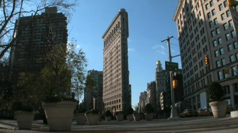 Flatiron Building Stock Footage 695053