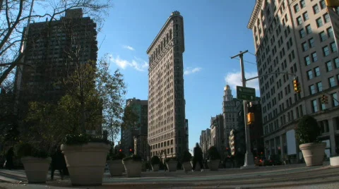 Flatiron Building Stock Footage 695055