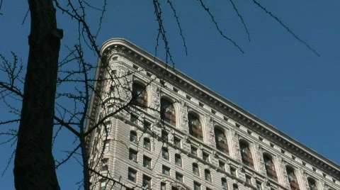 Flatiron Building Stock Footage 695072