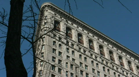 Flatiron Building Stock Footage 695086