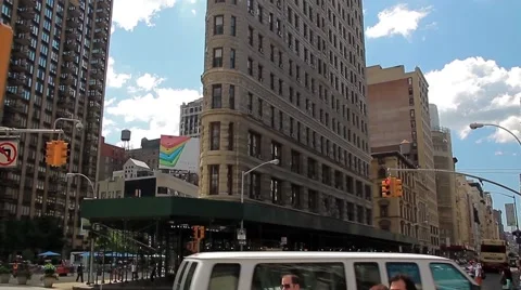 Flatiron Building Video stock 48532362