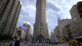 Flatiron Building New York City tilt down skyscraper zebra crossing NYC 4k or 4k+ Resolution
