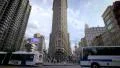 Flatiron Building New York City tilt down skyscraper zebra street traffic NYC 4k or 4k+ Resolution