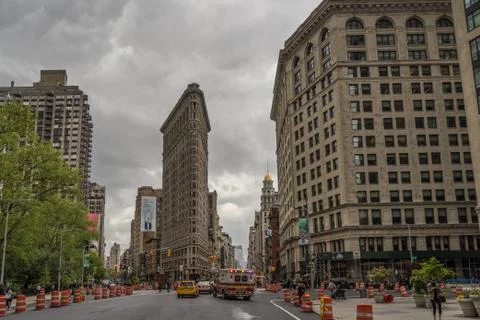 Flatiron Building in NYC Stock Photos