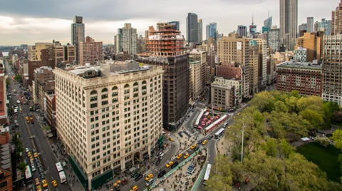 Flatiron District NYC Stock Footage 37875249