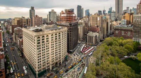 Flatiron District NYC Stock Footage 37875947