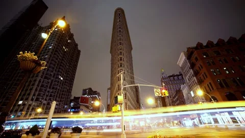 Flatiron District Time Lapse Stock Footage 171081106