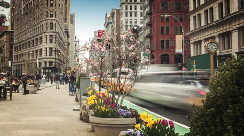 Flatiron District. Timelapse. New York. Stock-Footage 43260892