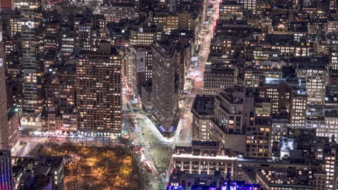 Flatiron NYC - Timelapse 4k ProRes Stock Footage 157489392