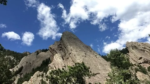 Flatiron Sunny Day Clouds timelapse Video stock 111287054
