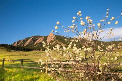 Flatirons Boulder Colorado Stock Photos