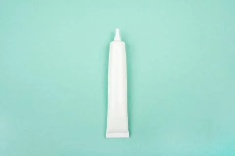 Flatlay with plastic bottles Stock Photos