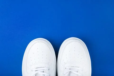 Flatlay with sneakers Stock Photos