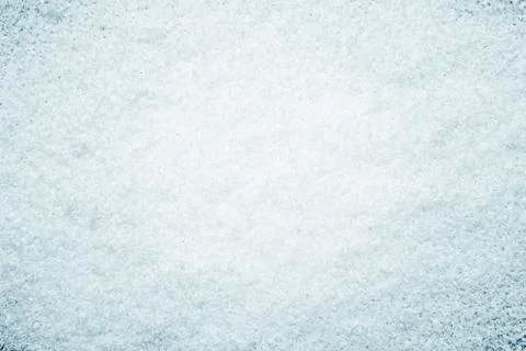Flatlay, surface covered by snow, texture of snow, space for text Stock Photos