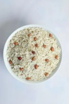 Flattened rice Stock Photos