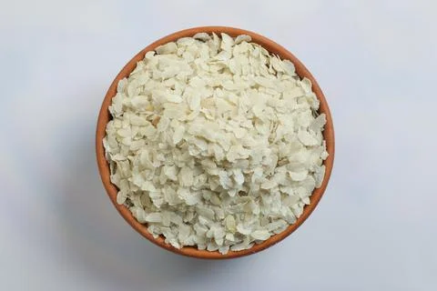 Flattened rice 写真素材