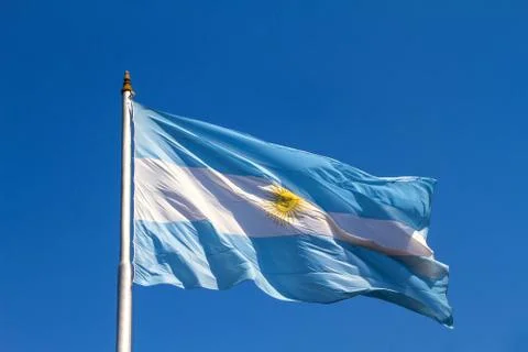Flattering Argentinian Flag Stock Photos
