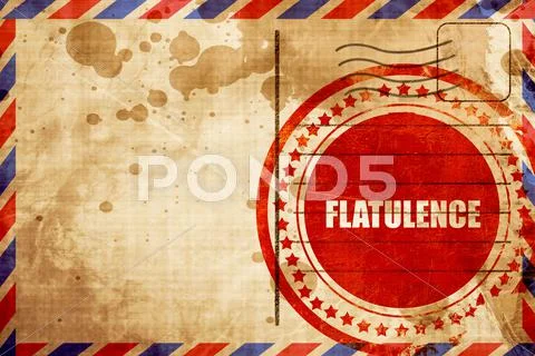 Flatulence Stock Illustration