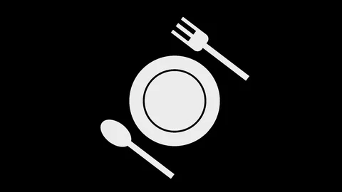 Flatware animation transition masks. white and black color. graphic shapes ov Video stock 124242084