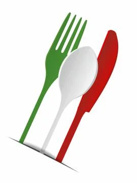 Flatware mix Stock Illustration