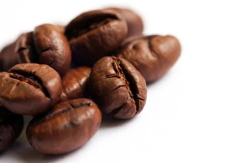 Flavored coffee beans Stock-Fotos